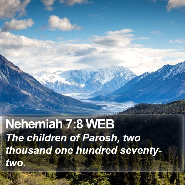 Nehemiah 7:8 WEB Bible Study