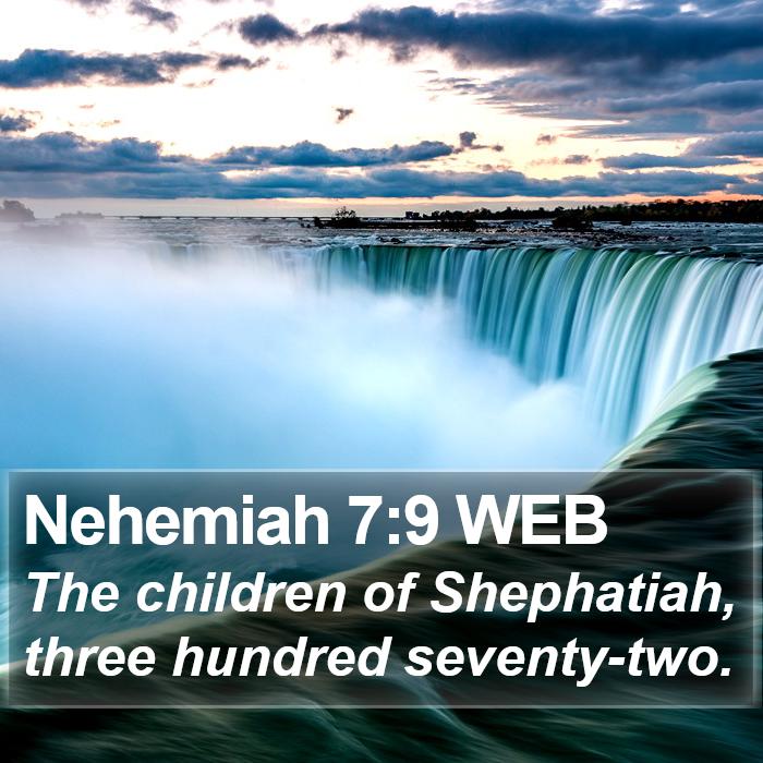 Nehemiah 7:9 WEB Bible Study