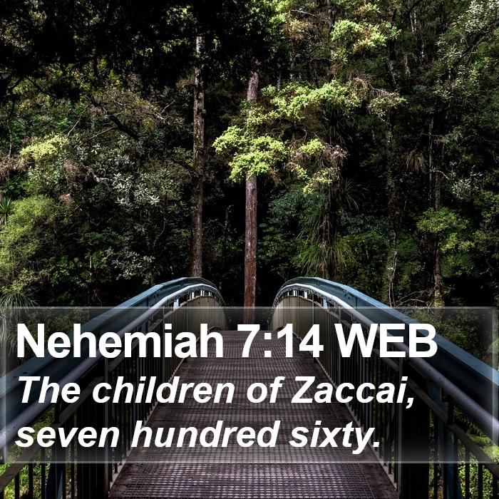 Nehemiah 7:14 WEB Bible Study