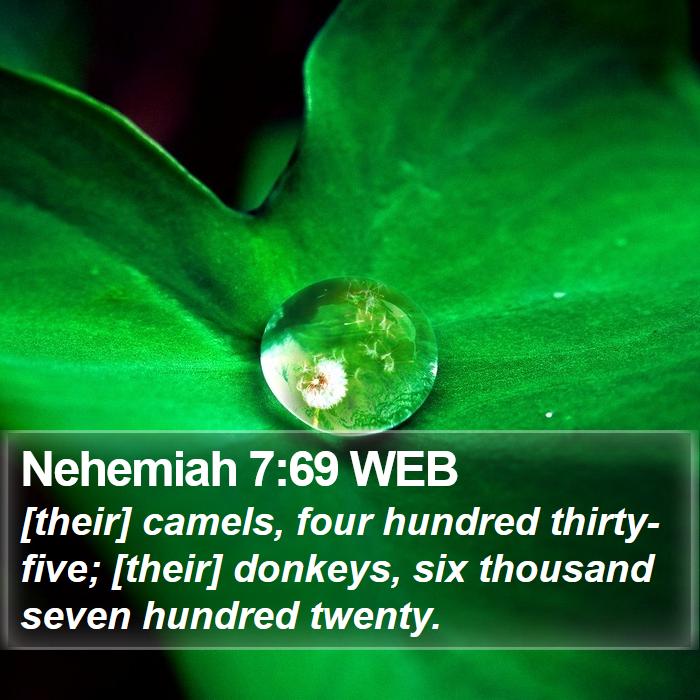 Nehemiah 7:69 WEB Bible Study