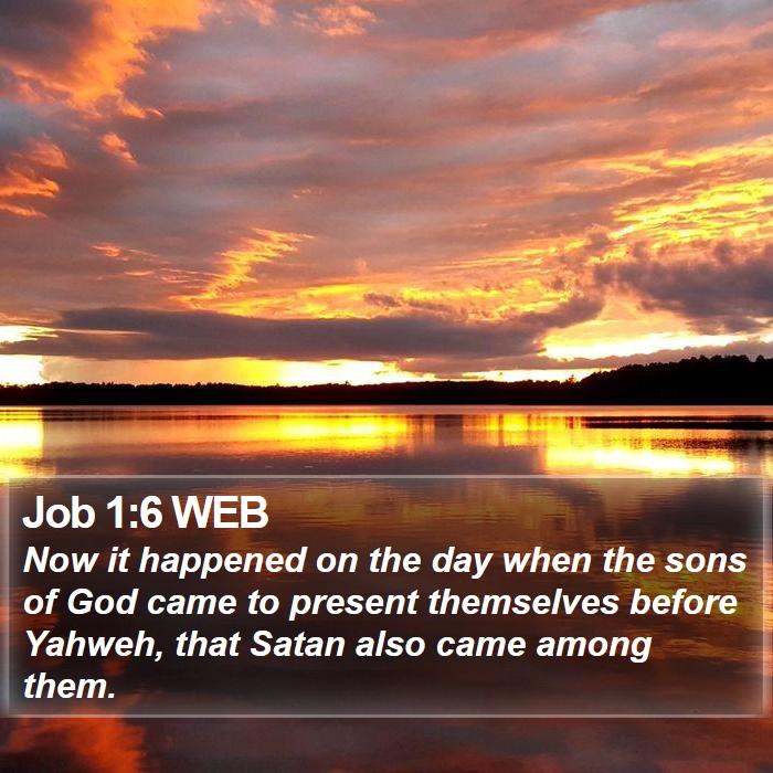 Job 1:6 WEB Bible Study