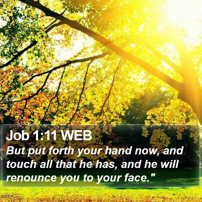 Job 1:11 WEB Bible Study