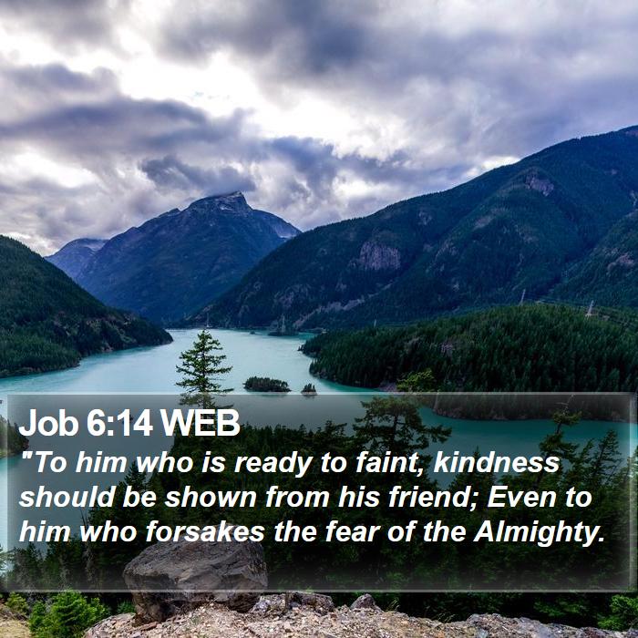 Job 6:14 WEB Bible Study