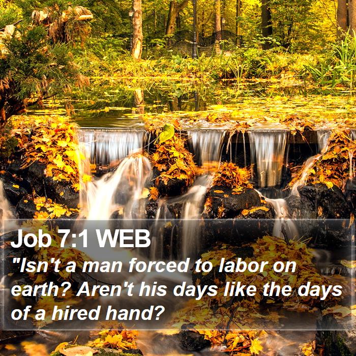 Job 7:1 WEB Bible Study