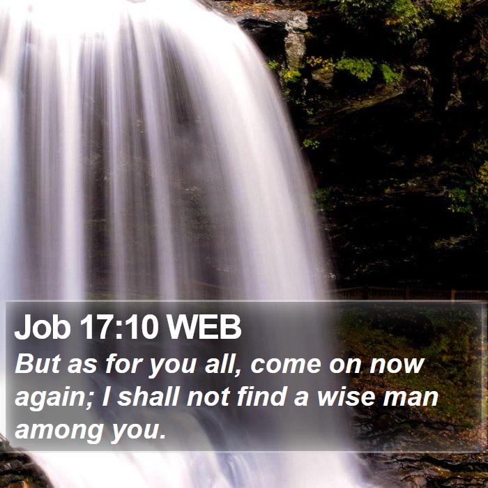 Job 17:10 WEB Bible Study