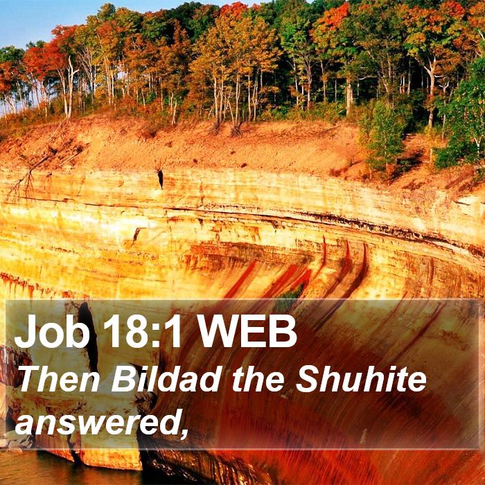 Job 18:1 WEB Bible Study