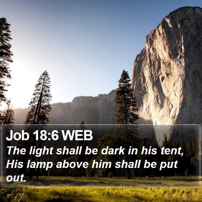 Job 18:6 WEB Bible Study