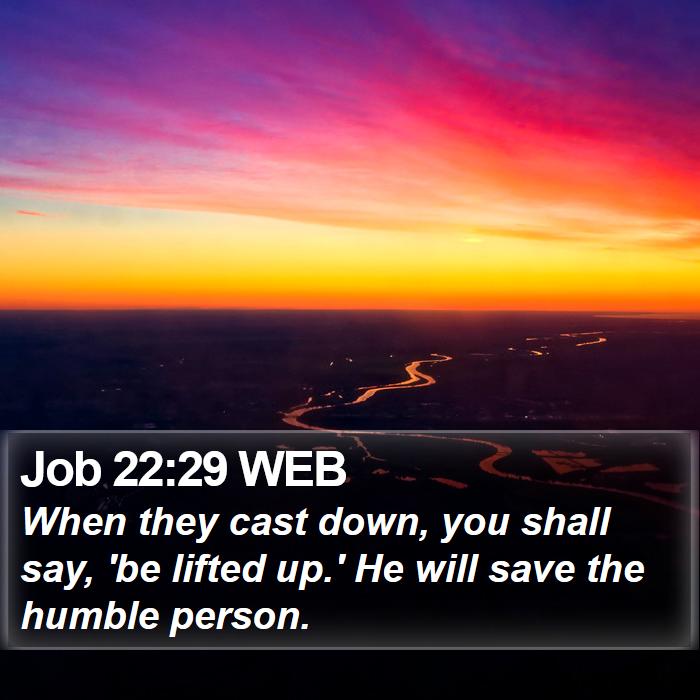 Job 22:29 WEB Bible Study