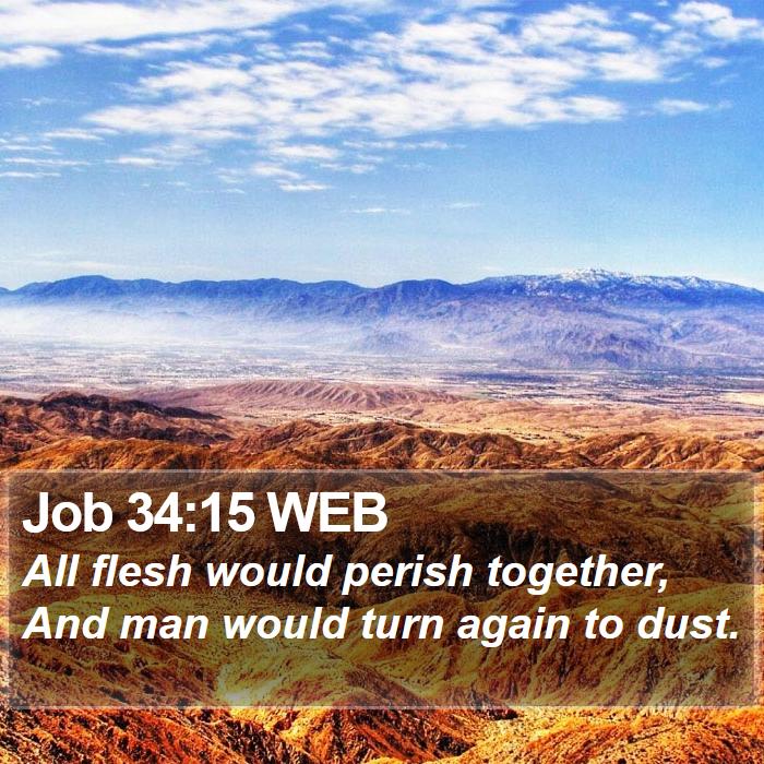 Job 34:15 WEB Bible Study