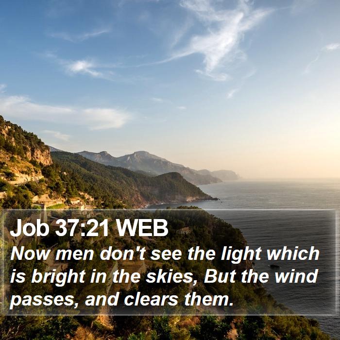 Job 37:21 WEB Bible Study