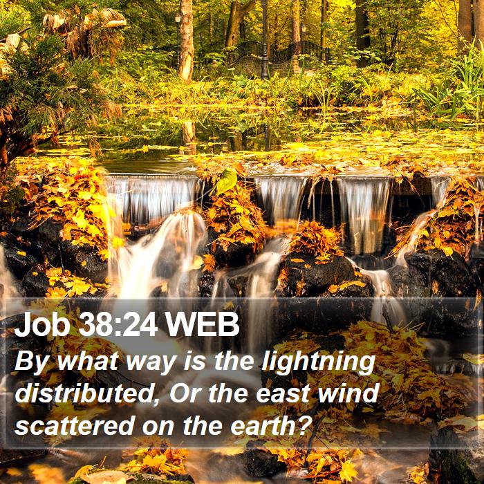 Job 38:24 WEB Bible Study