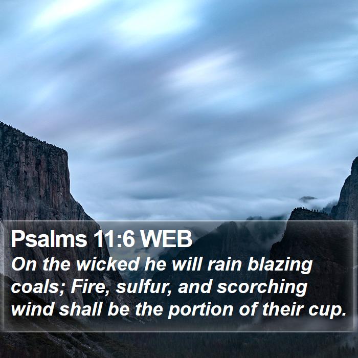 Psalms 11:6 WEB Bible Study