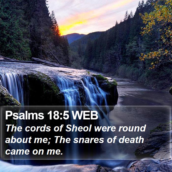 Psalms 18:5 WEB Bible Study