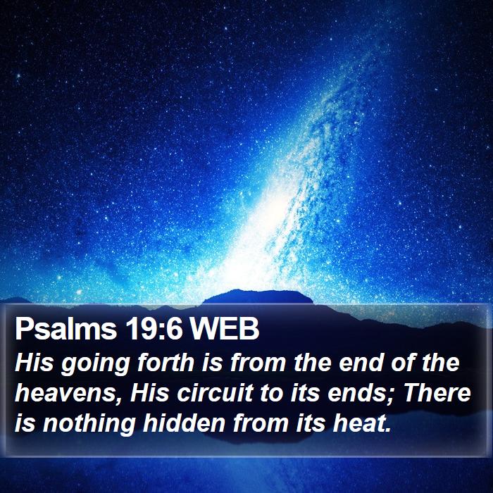 Psalms 19:6 WEB Bible Study