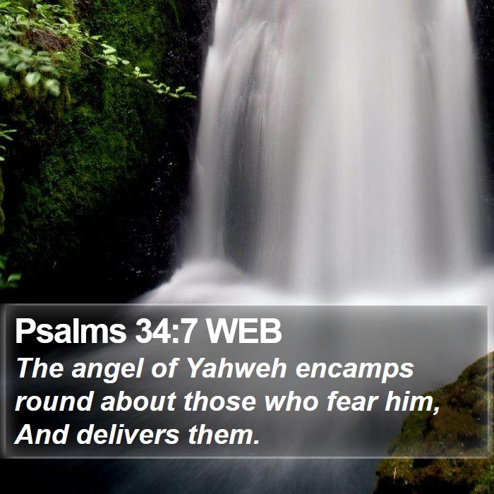 Psalms 34:7 WEB Bible Study