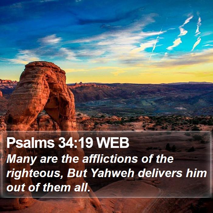 Psalms 34:19 WEB Bible Study