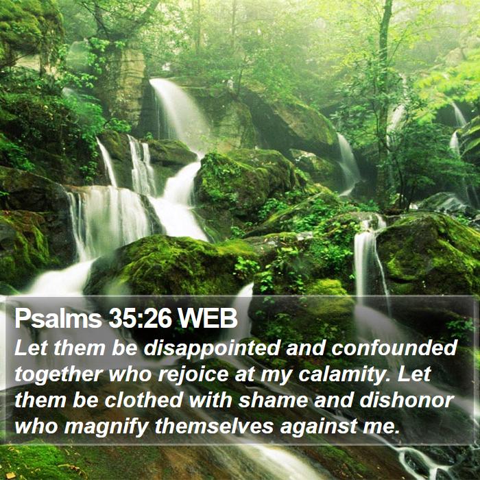 Psalms 35:26 WEB Bible Study