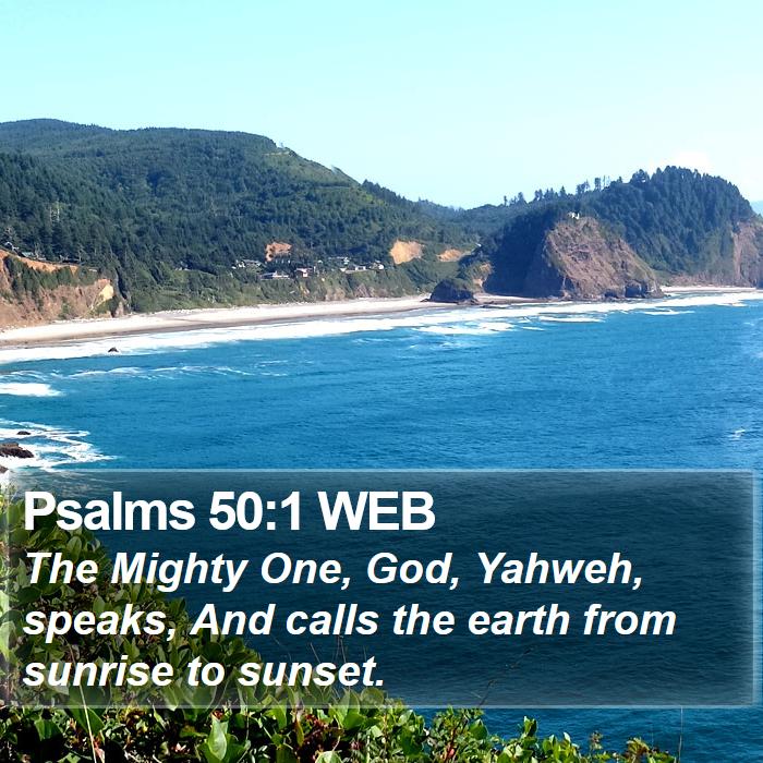 Psalms 50:1 WEB Bible Study