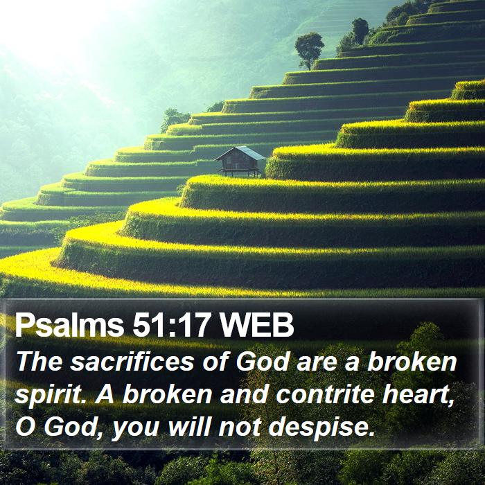 Psalms 51:17 WEB Bible Study