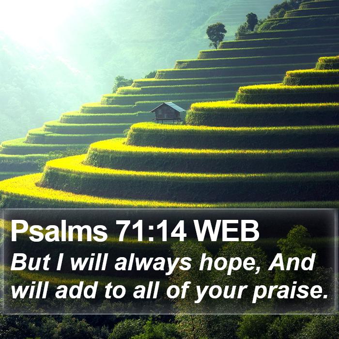 Psalms 71:14 WEB Bible Study