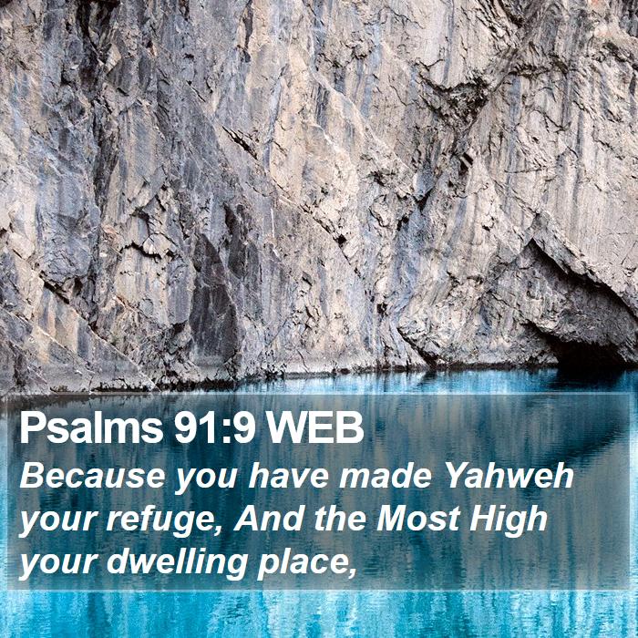 Psalms 91:9 WEB Bible Study