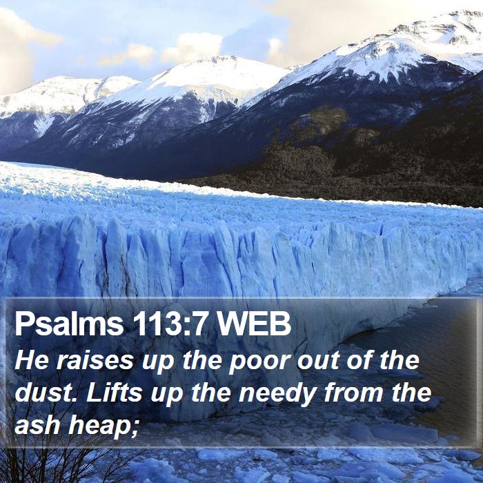 Psalms 113:7 WEB Bible Study