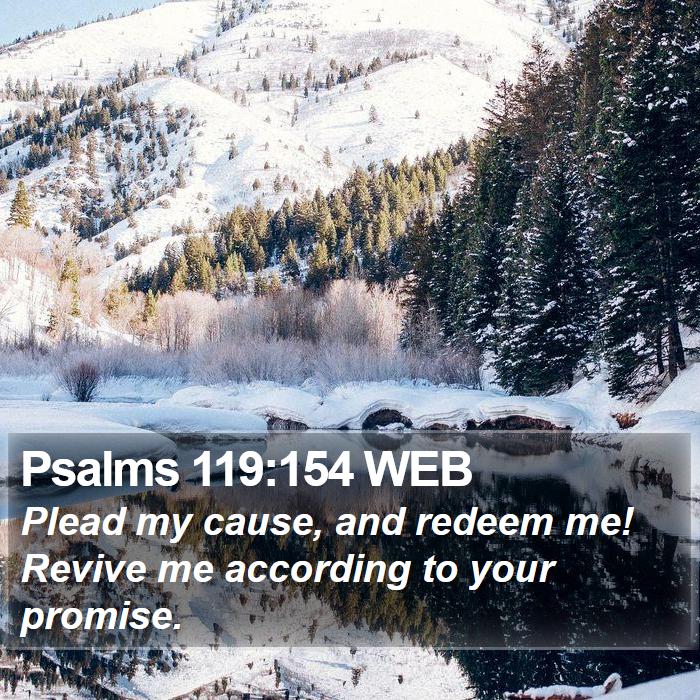 Psalms 119:154 WEB Bible Study