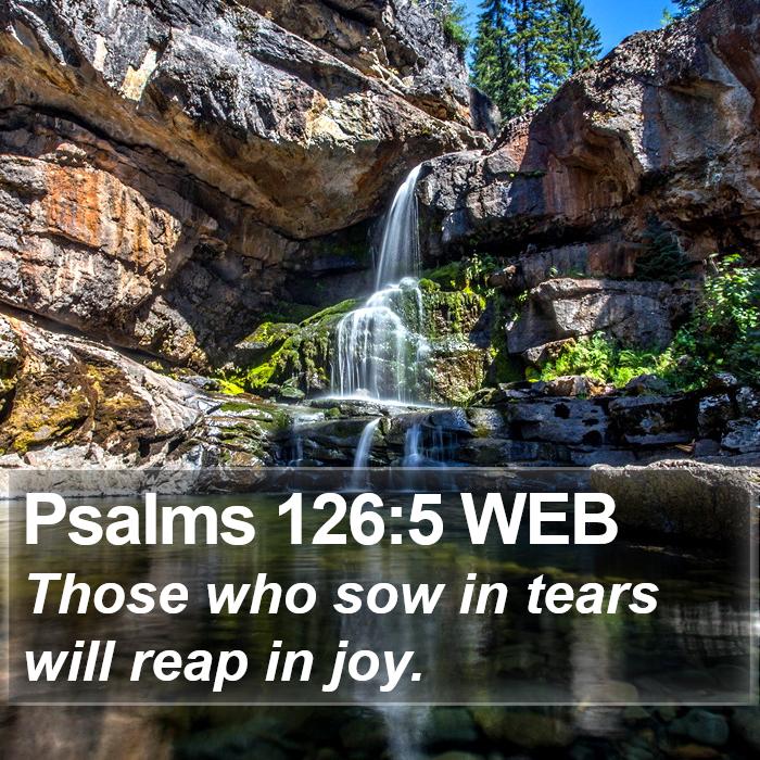 Psalms 126:5 WEB Bible Study