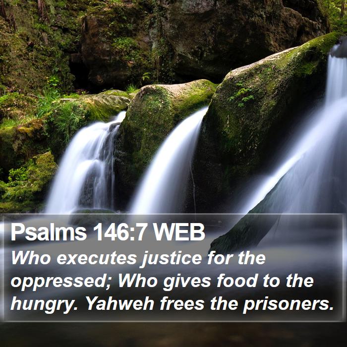 Psalms 146:7 WEB Bible Study