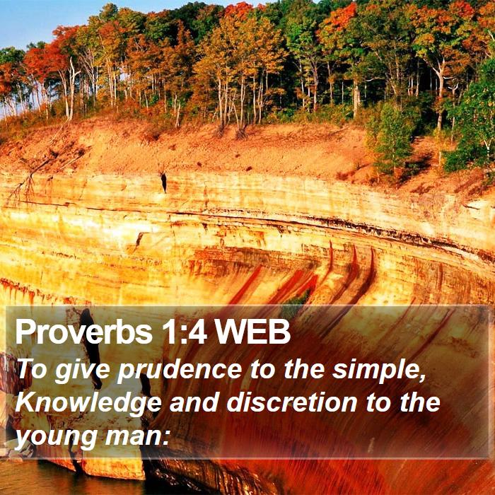 Proverbs 1:4 WEB Bible Study