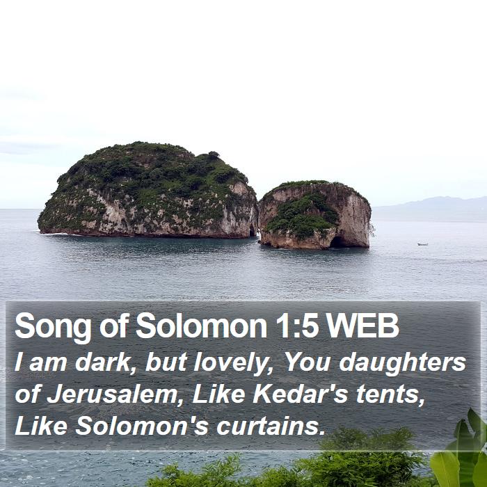 Song of Solomon 1:5 WEB Bible Study