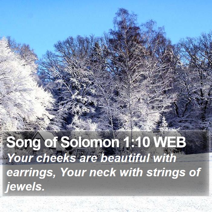 Song of Solomon 1:10 WEB Bible Study