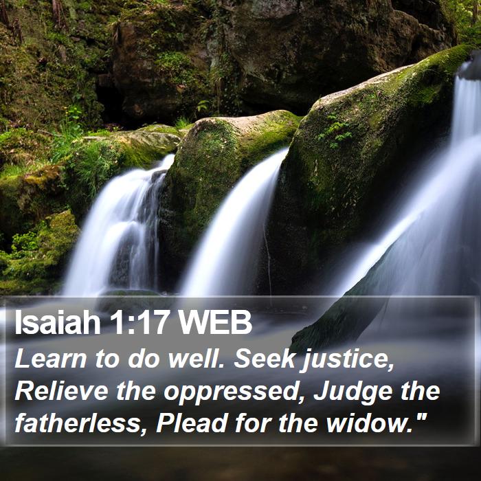 Isaiah 1:17 WEB Bible Study