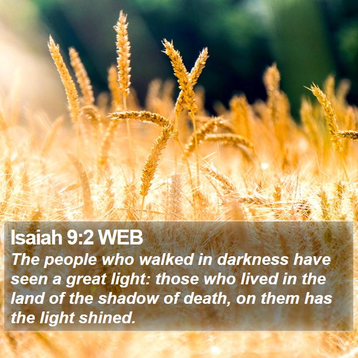 Isaiah 9:2 WEB Bible Study