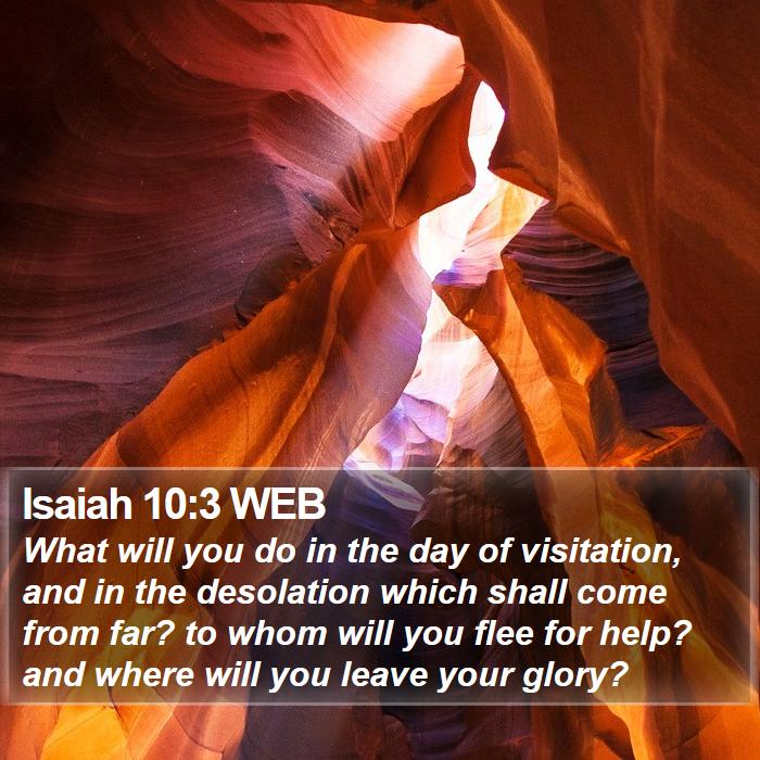 Isaiah 10:3 WEB Bible Study