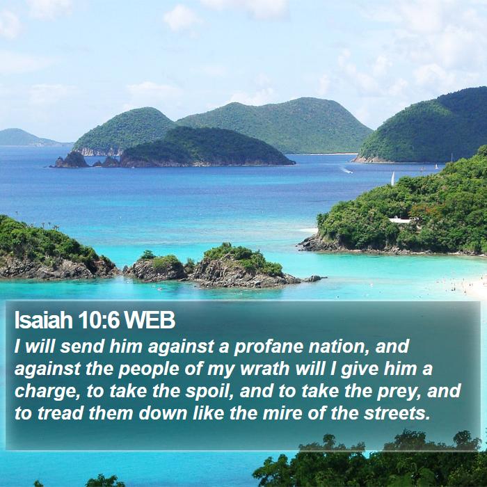 Isaiah 10:6 WEB Bible Study