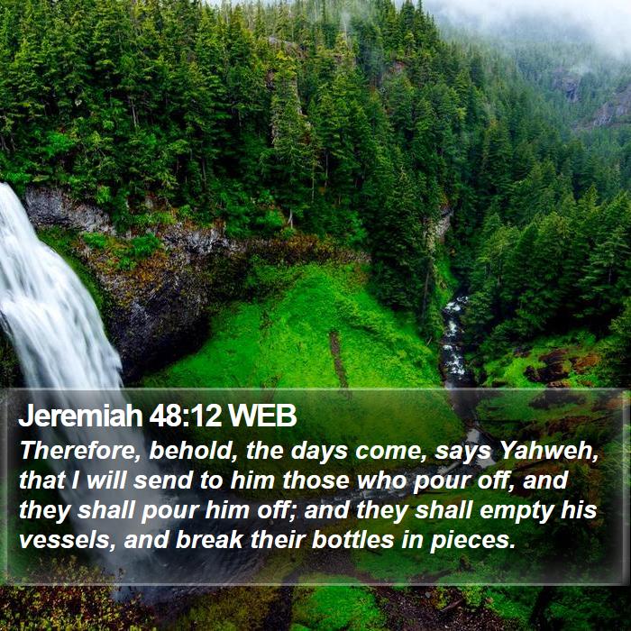 Jeremiah 48:12 WEB Bible Study