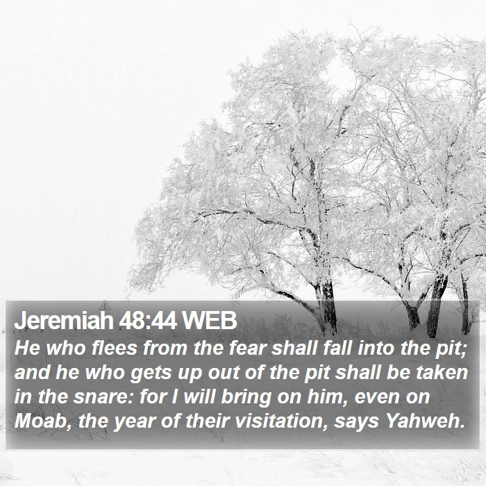 Jeremiah 48:44 WEB Bible Study