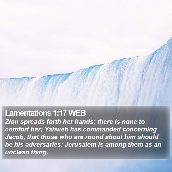 Lamentations 1:17 WEB Bible Study