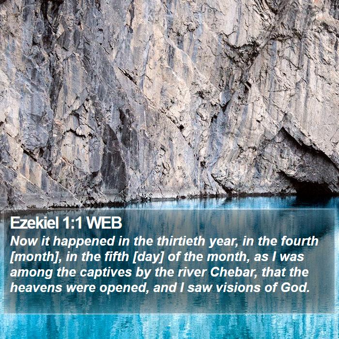 Ezekiel 1:1 WEB Bible Study