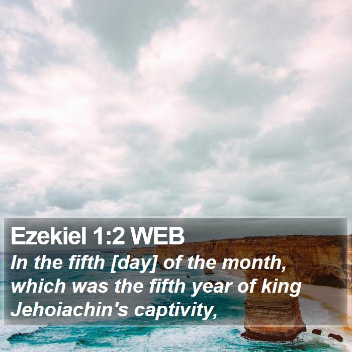 Ezekiel 1:2 WEB Bible Study