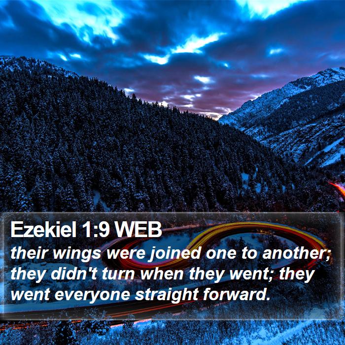 Ezekiel 1:9 WEB Bible Study