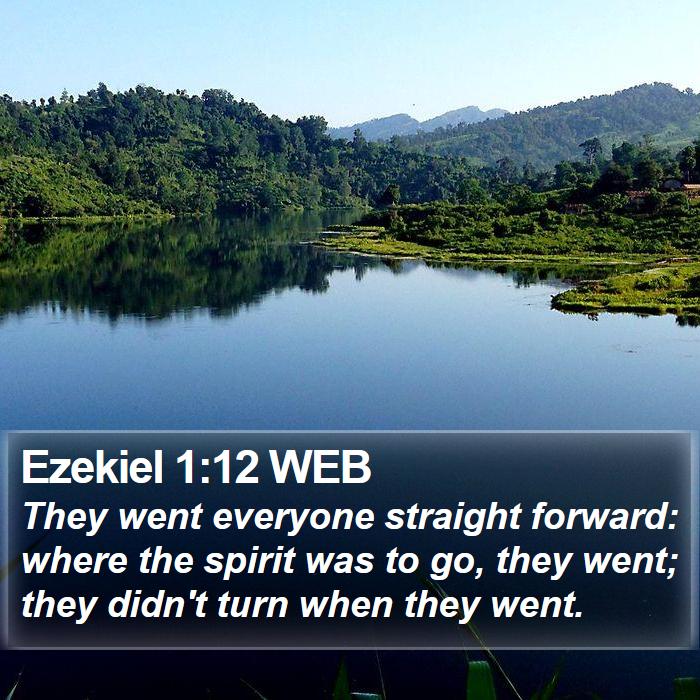 Ezekiel 1:12 WEB Bible Study