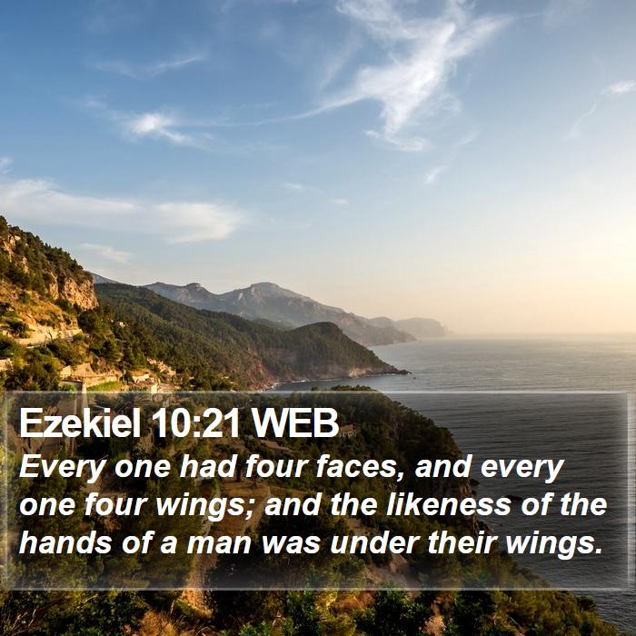 Ezekiel 10:21 WEB Bible Study