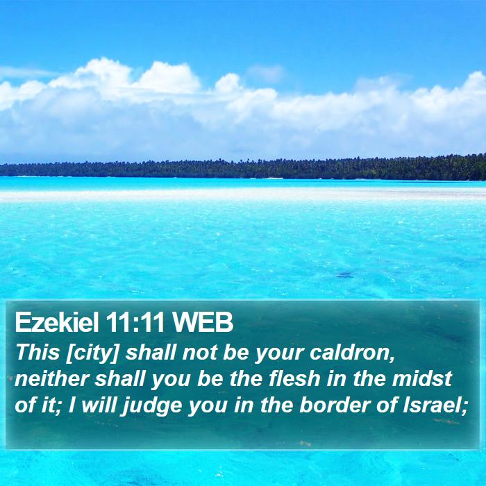 Ezekiel 11:11 WEB Bible Study