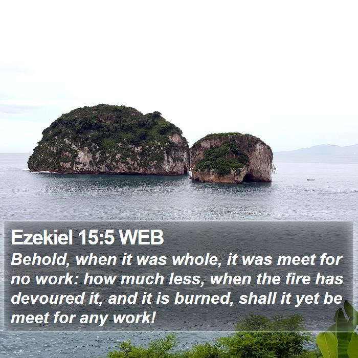 Ezekiel 15:5 WEB Bible Study