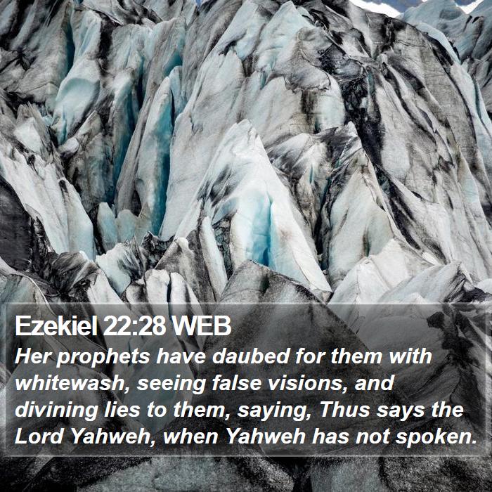 Ezekiel 22:28 WEB Bible Study