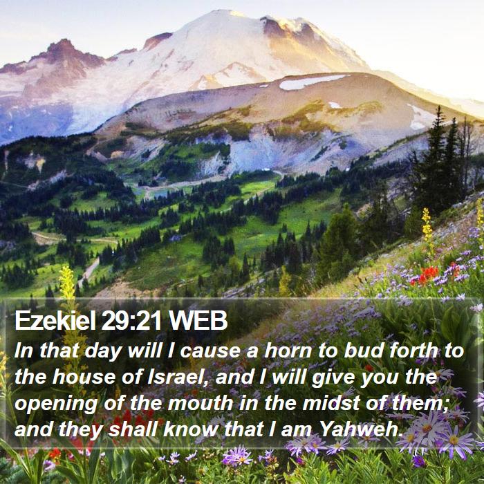 Ezekiel 29:21 WEB Bible Study