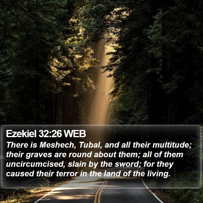 Ezekiel 32:26 WEB Bible Study