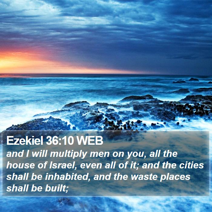 Ezekiel 36:10 WEB Bible Study